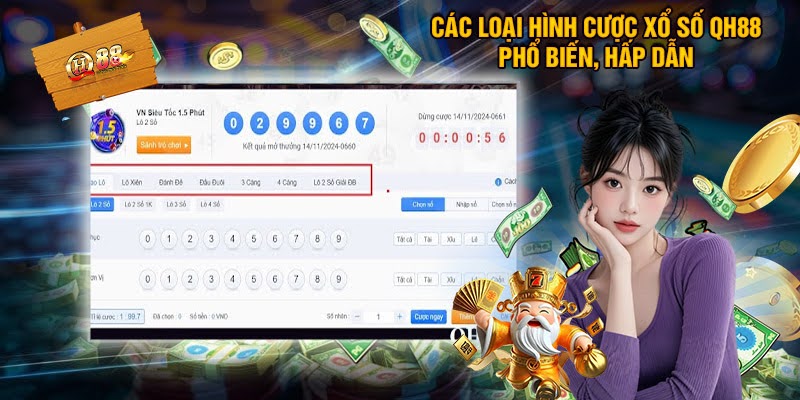 Các Loại Hình Xổ Số Đang Có Tại Qh88